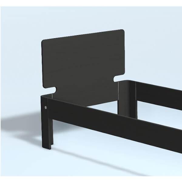 Auping Auronde Høj Sengegavl - Midnight Black Oak