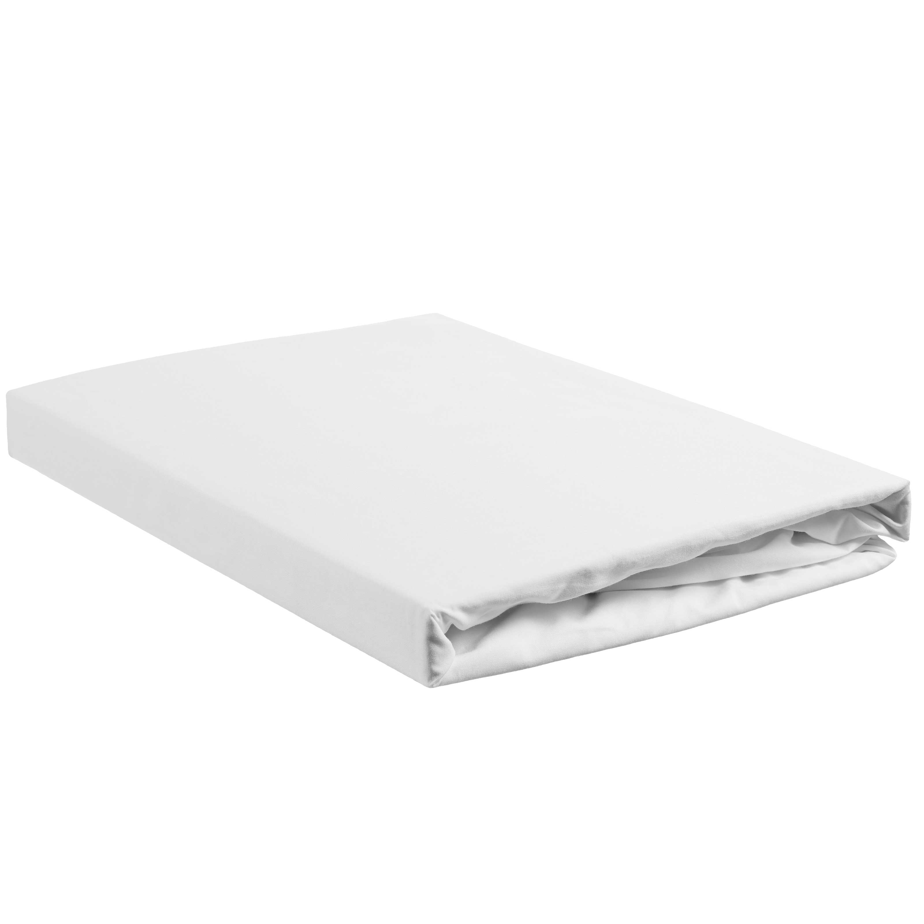 Molton faconlagen 70/80x200/220x28 cm hvid
