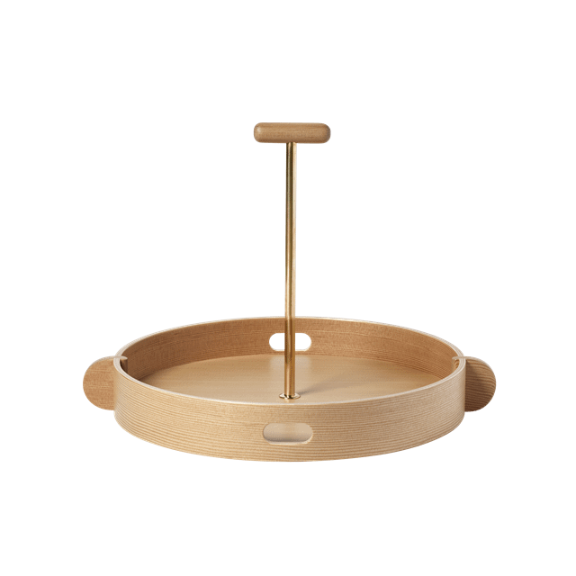 Fritz Hansen JH Tray Bakke Fyrretræ/Messing