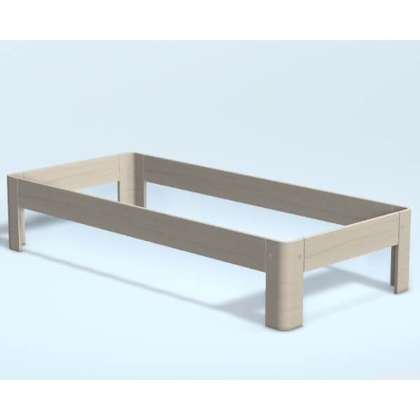 Auping Auronde soft white oak - enkeltseng