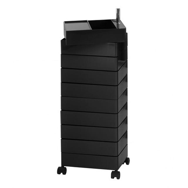 Magis 360 Container 10 Rullevogn Sort