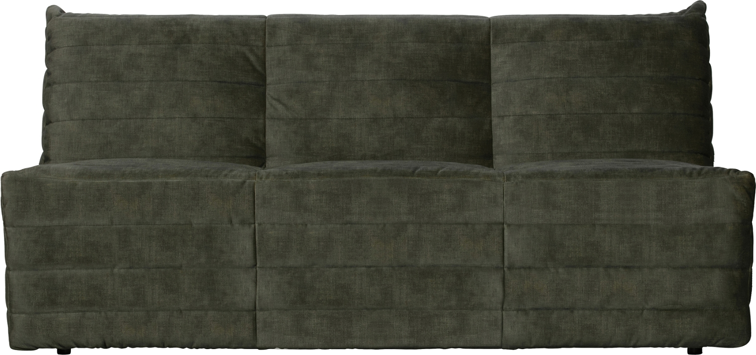 Grøn Loungesofa, H75x160x90 cm