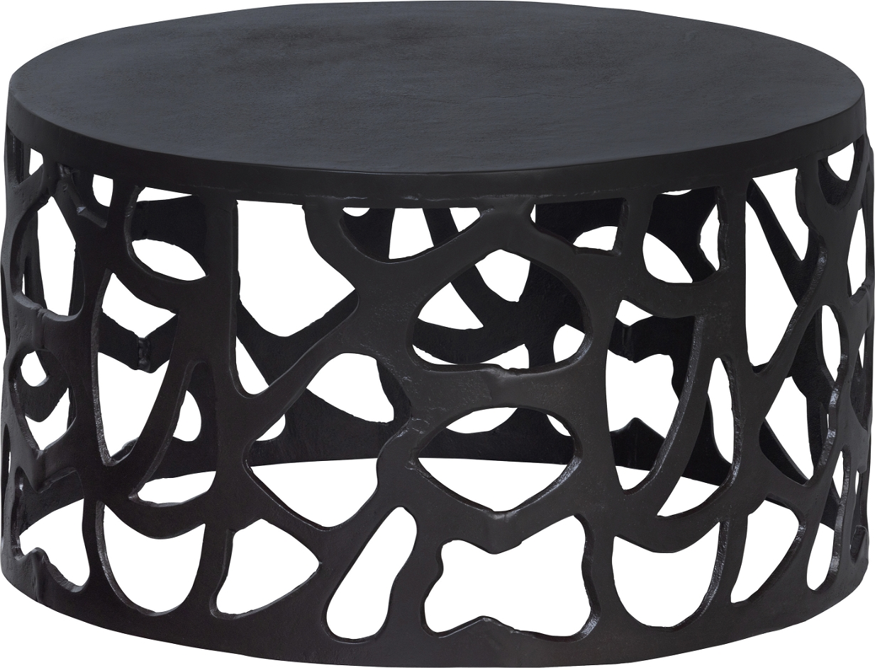 Jasper Sofabord i Sort Aluminium - Elegant Design