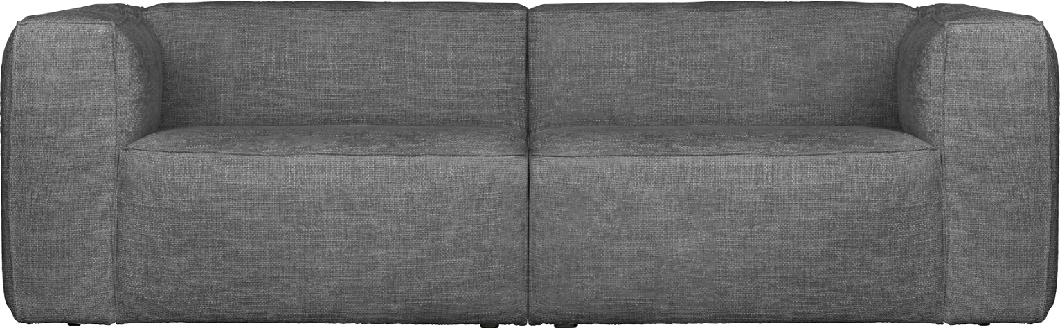 Grå 3,5-personers stofsofa, H73x96x246 cm