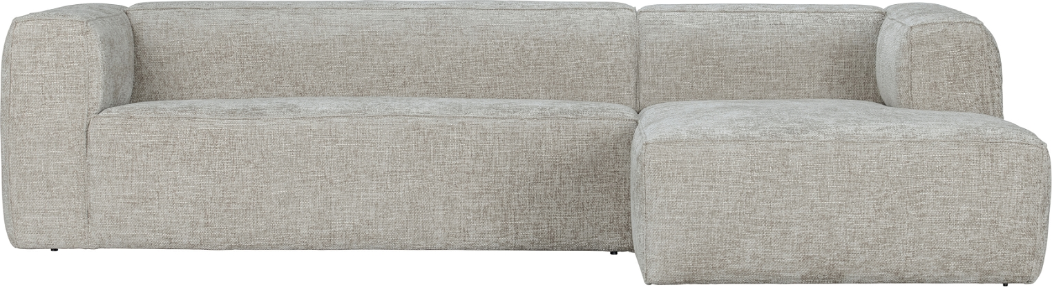 Bønne, Hjørnesofa højrevendt, naturfarvet stof
