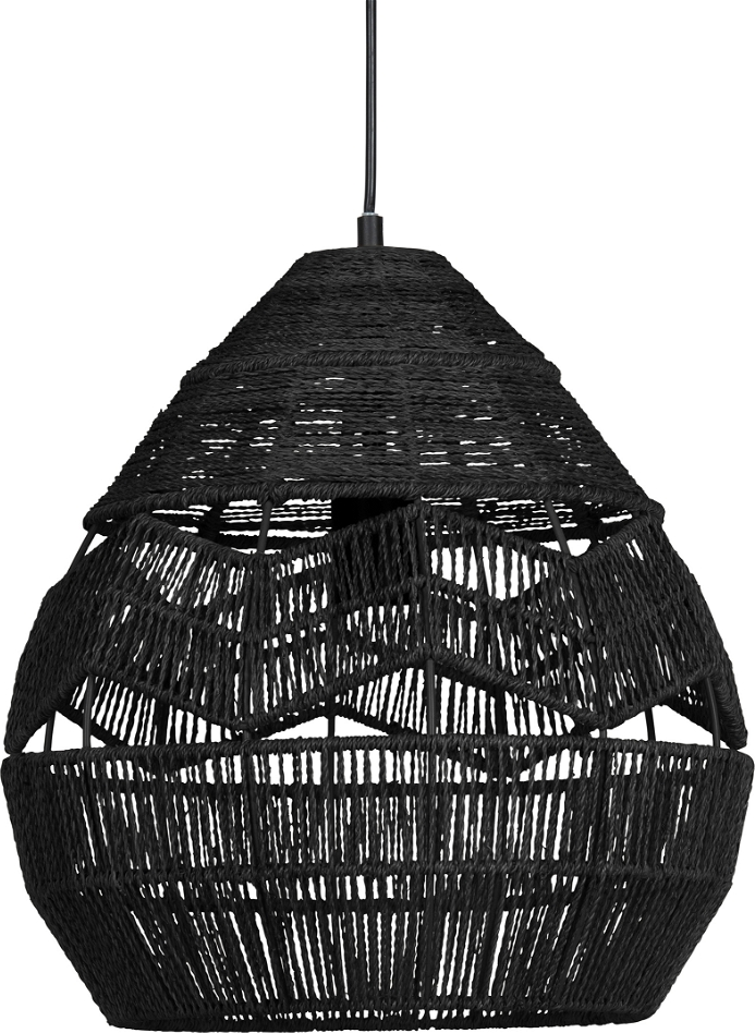 Adelaide Pendellampe, Sort, H37x35x35 cm