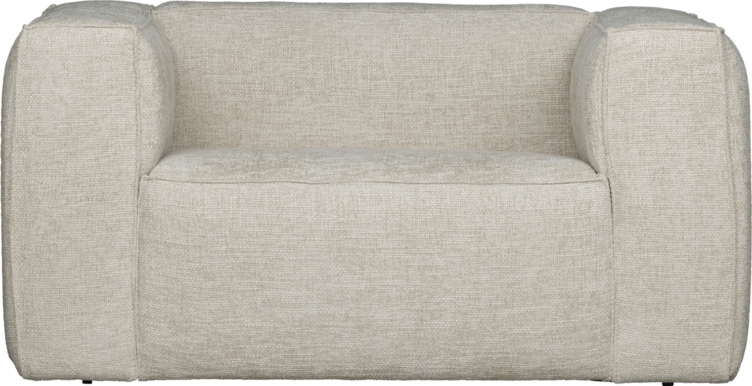 Bean, Loungestol, natur, H74x98x146 cm, melange