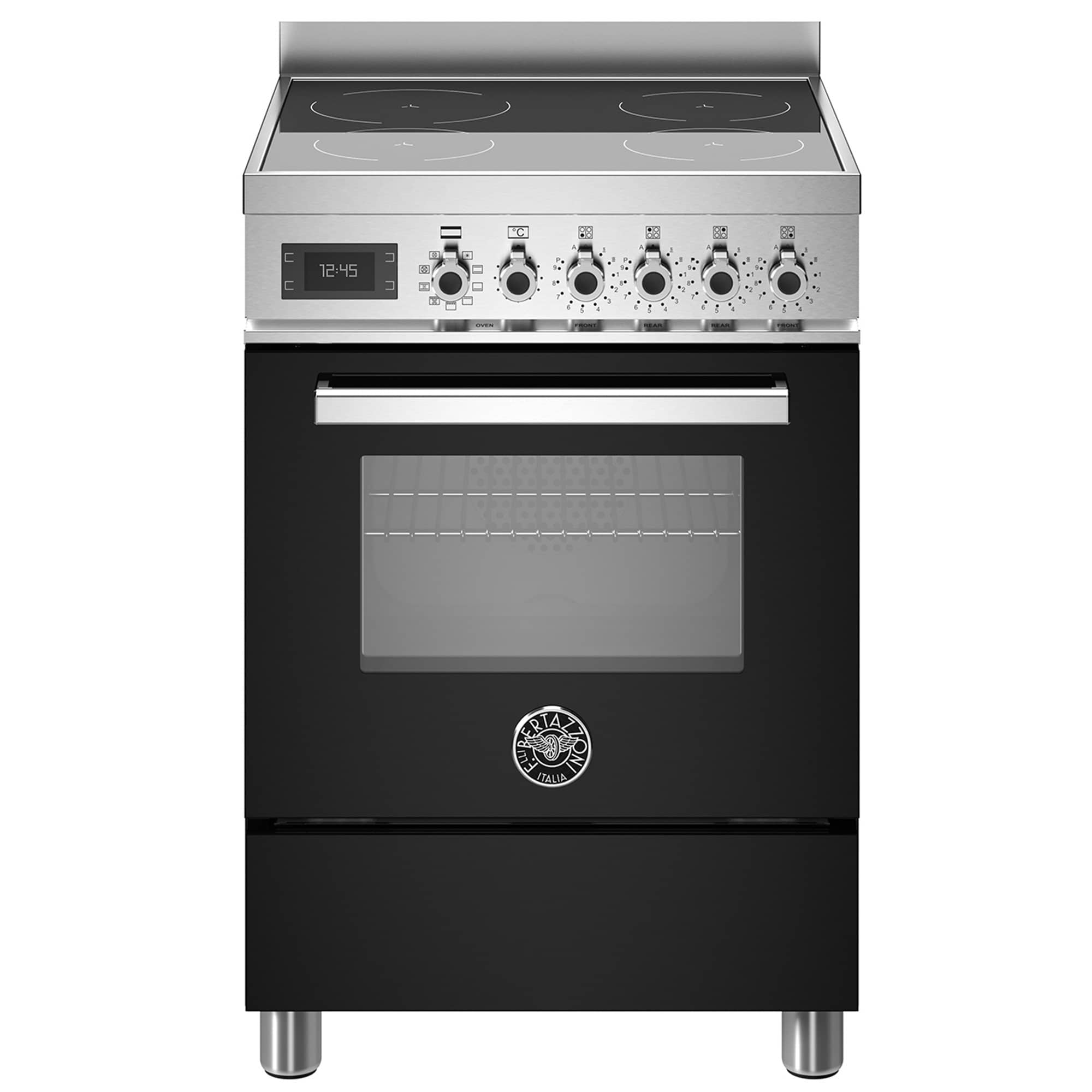PRO64I1ENET Professional induktionskomfur med ovn, 60 cm, sort