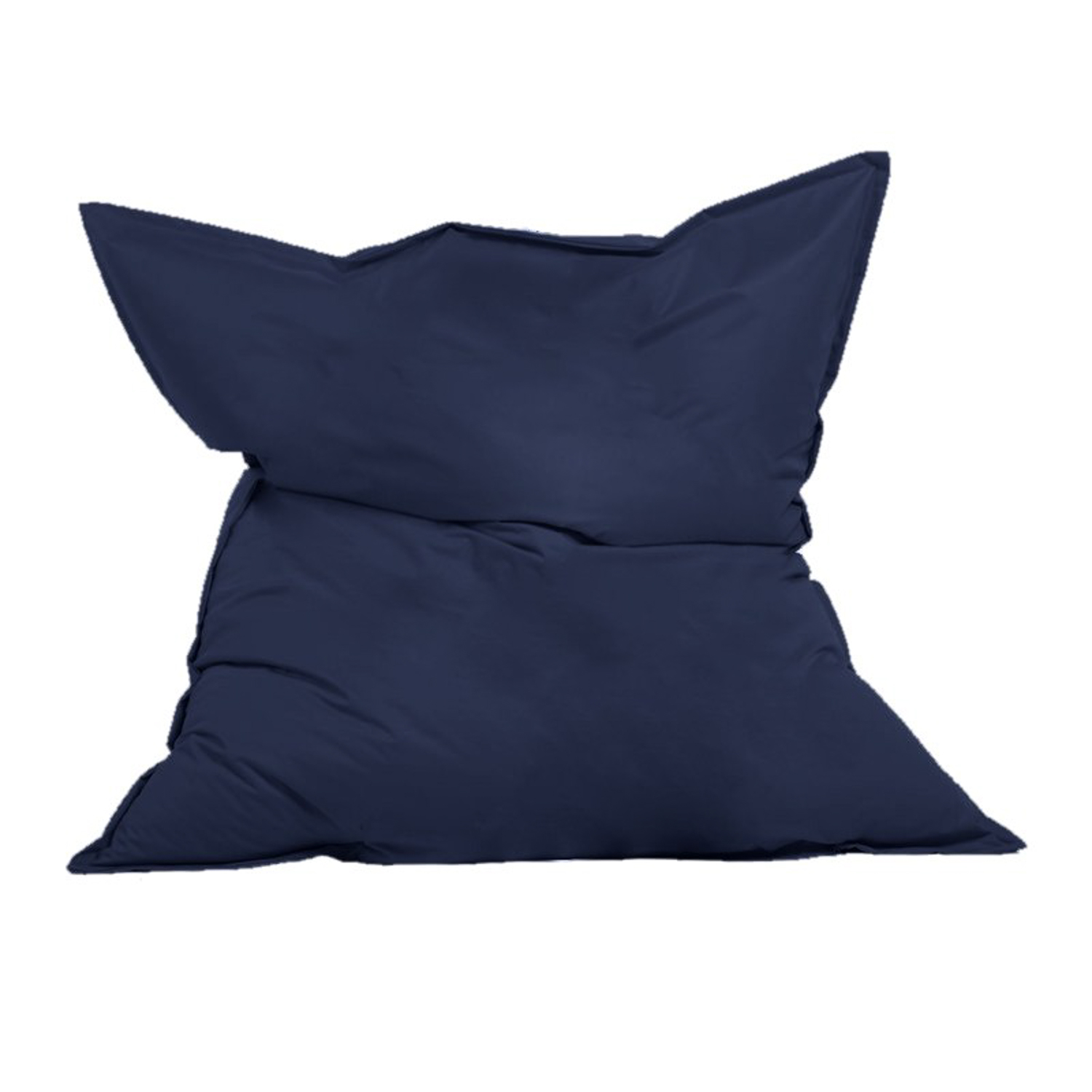 NORDVÄRK Giant udendørs pude sækkestol - mørkeblå polyester (140x180)