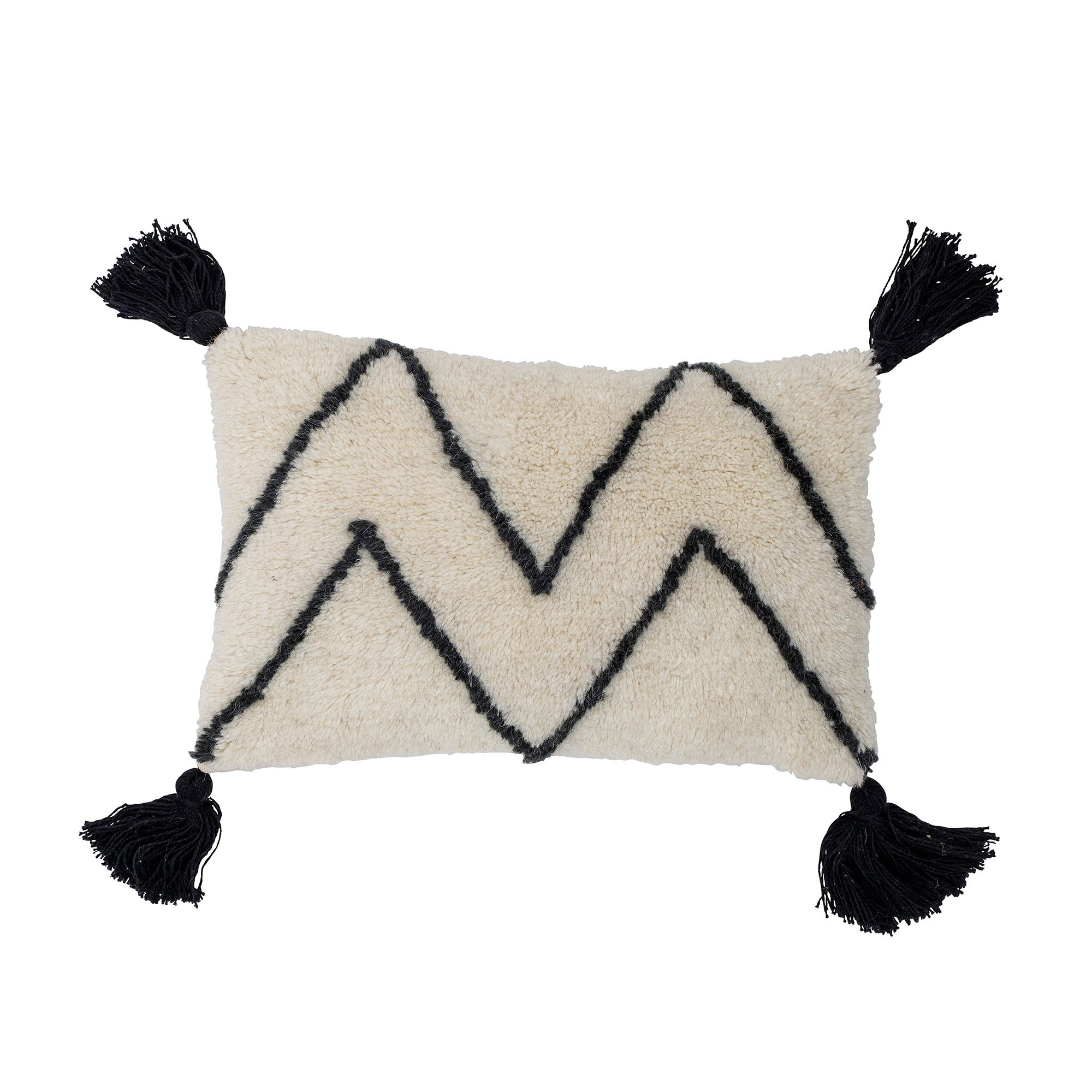 BLOOMINGVILLE Ayn Pude, Hvid, Bomuld W: 25cm, L: 40cm