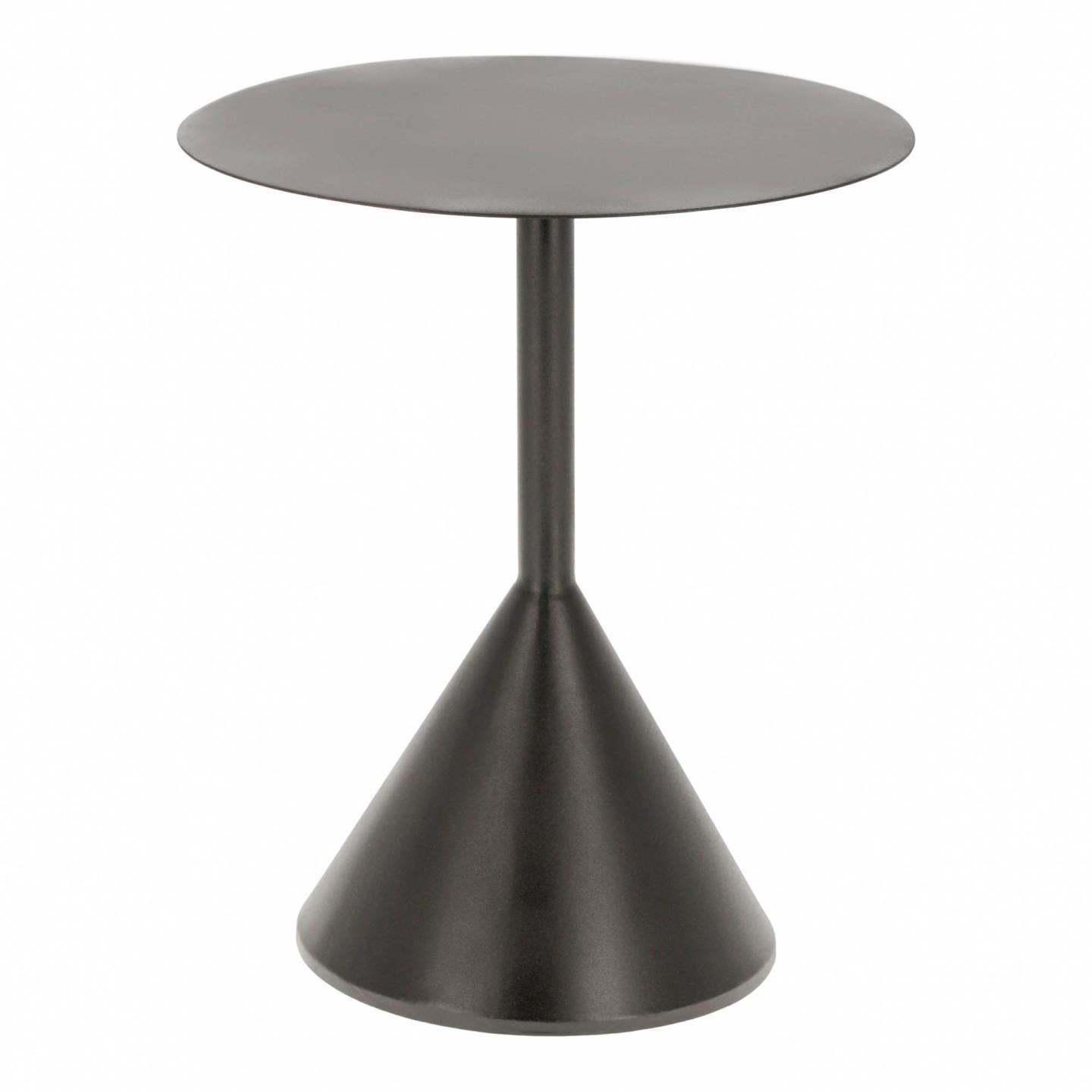 KAVE HOME Yinan sidebord, rund - sort jern (Ø48)