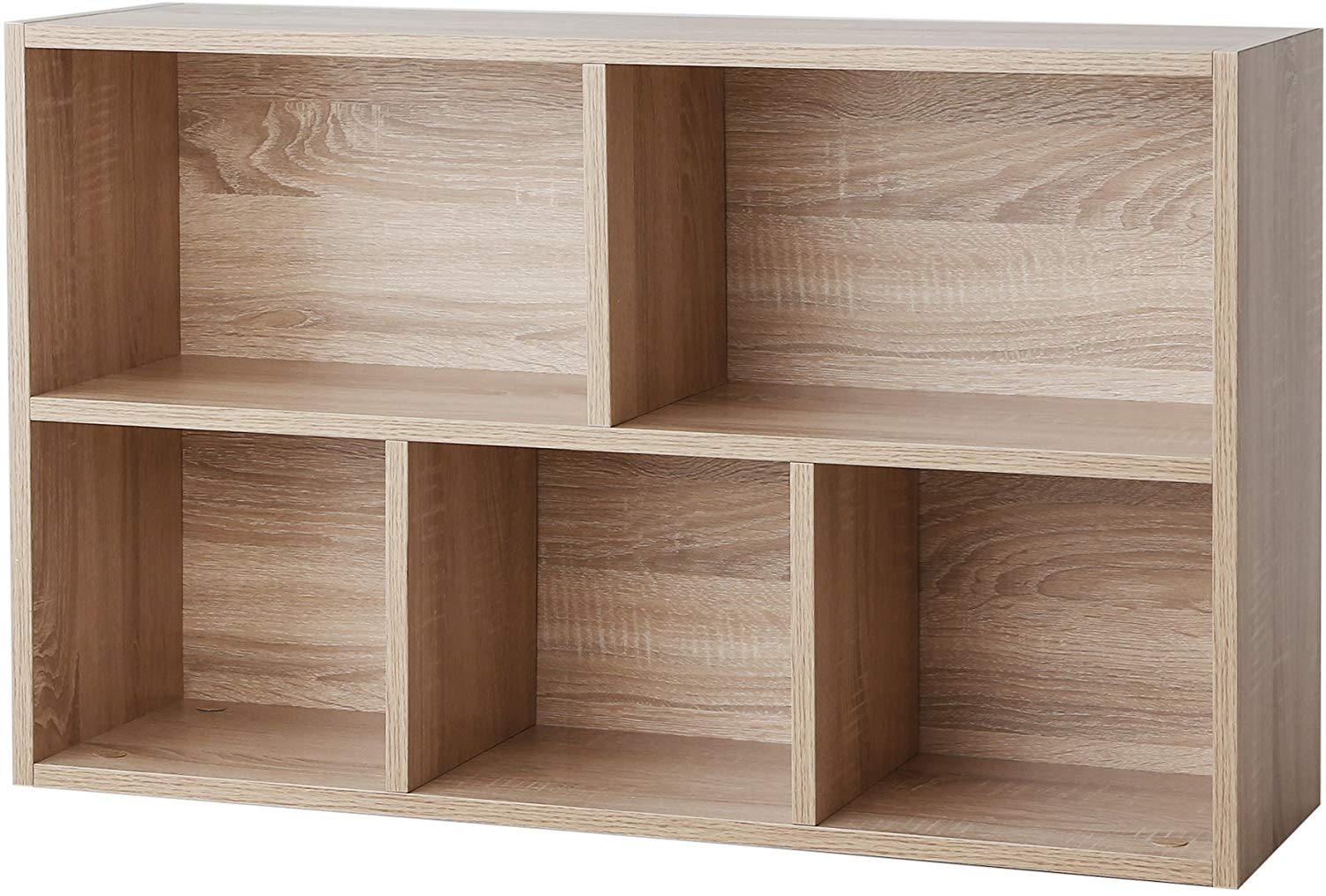 Lille Bogreol Med 5 Rum, Naturfarvet