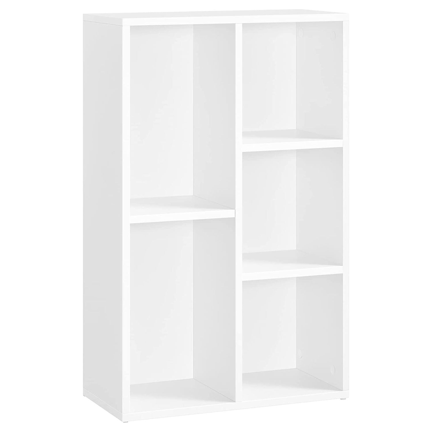Reol med 5 rum,  50 x 24 x 80 cm (B x D x H), hvid