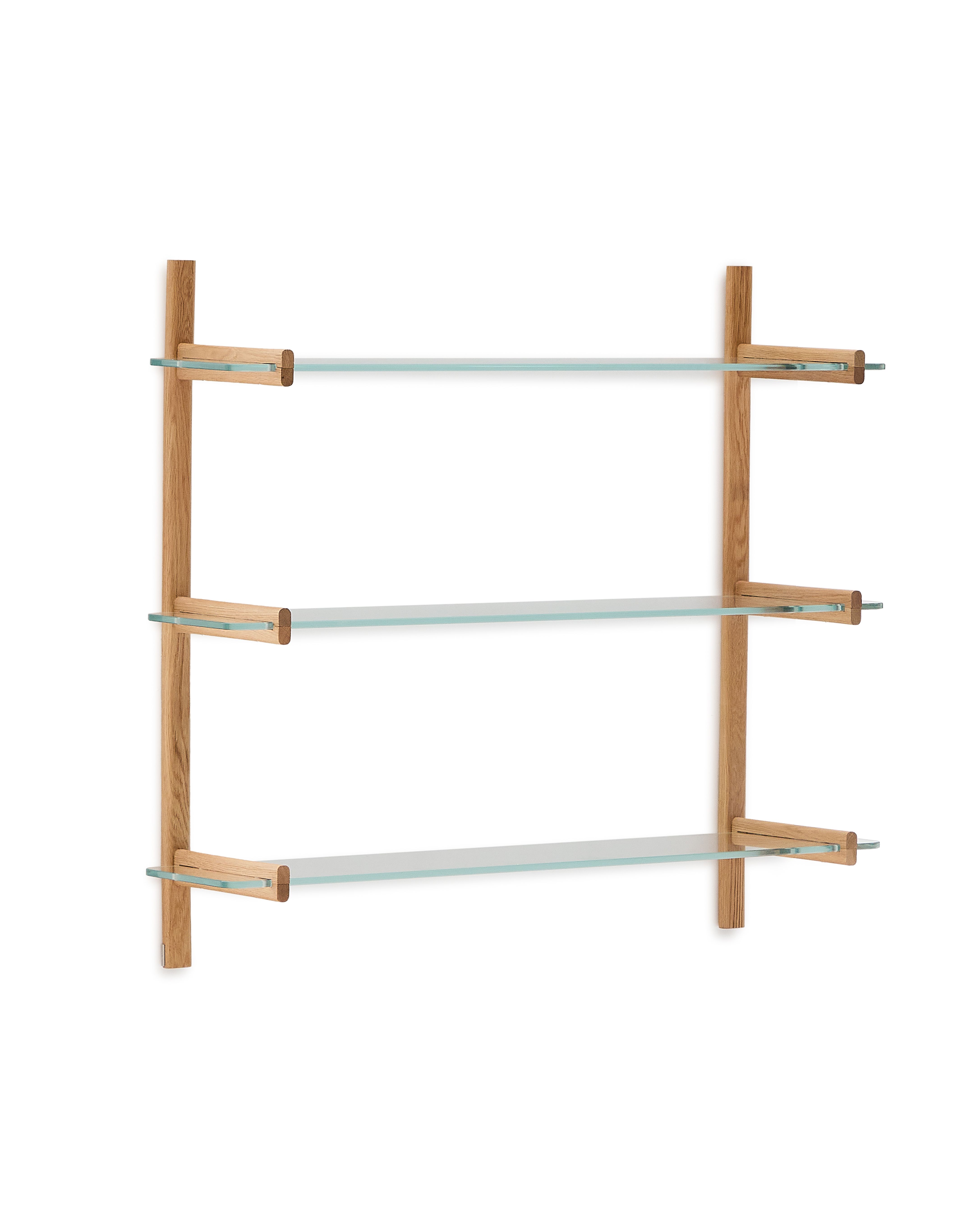 KAVE HOME Sitra modul reol, m. 3 glashylder - natur egetræ (110cm)