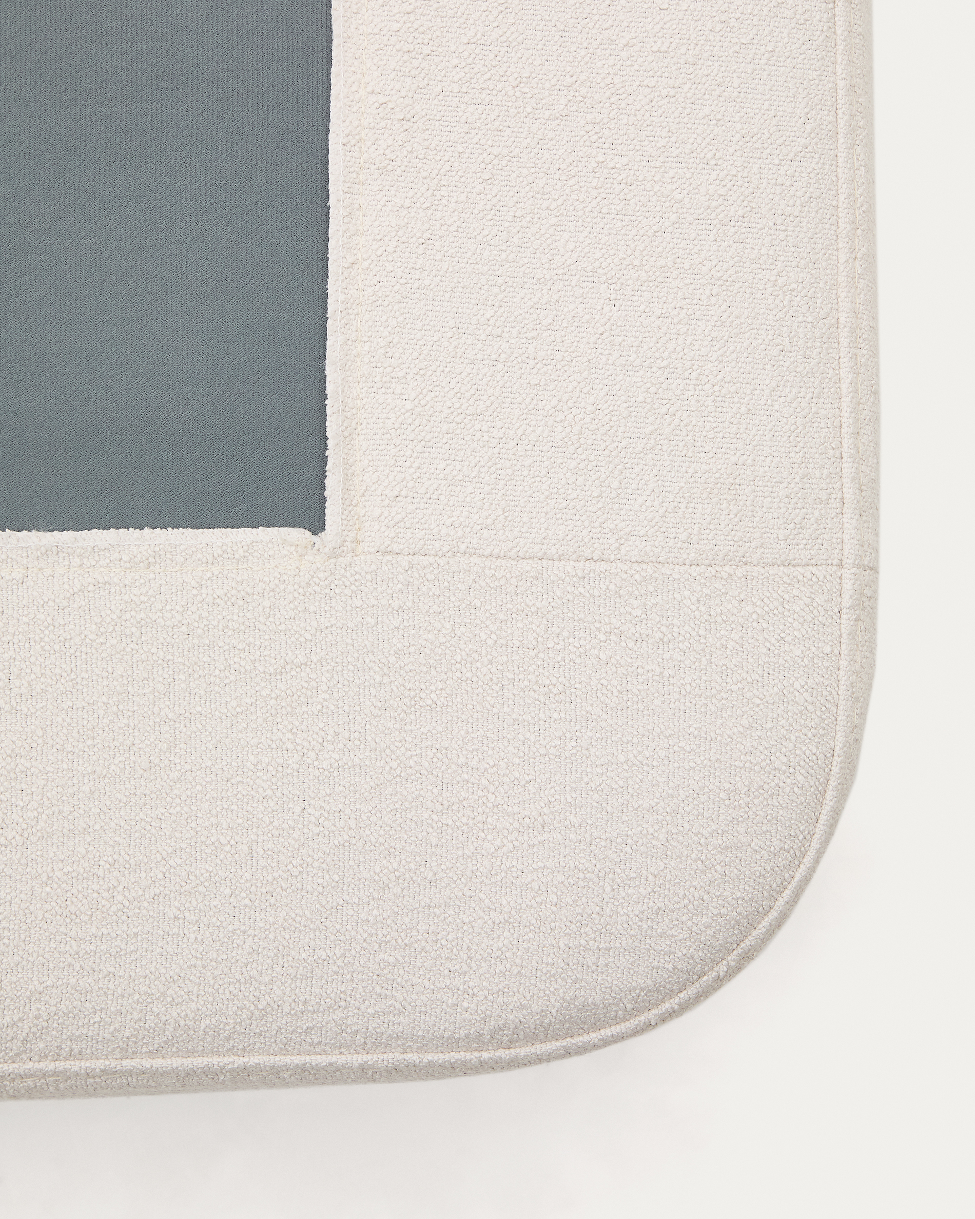 KAVE HOME Betræk til Odum seng - beige micro bouclé (til en 90x200 cm madras)